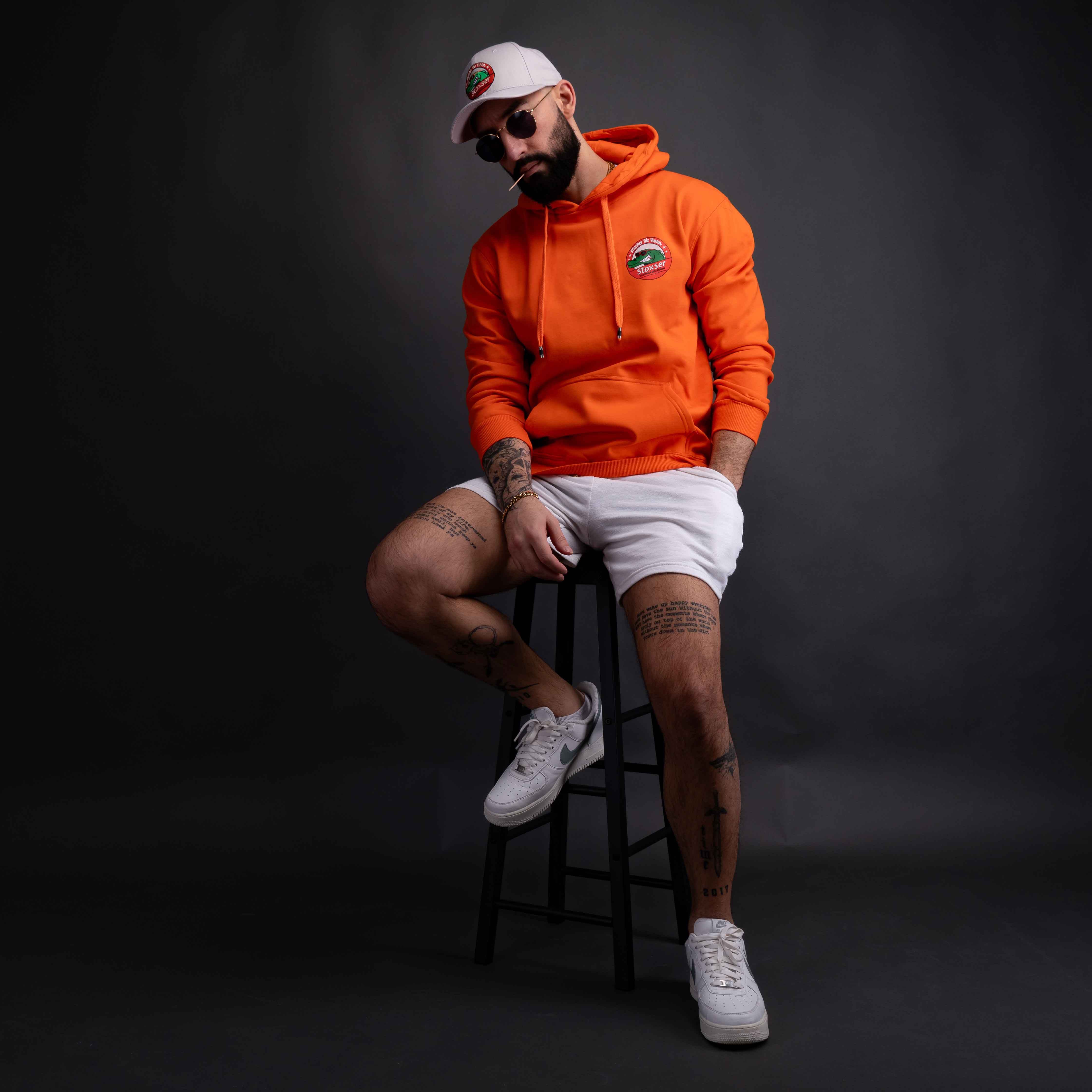 Orange Hoodie