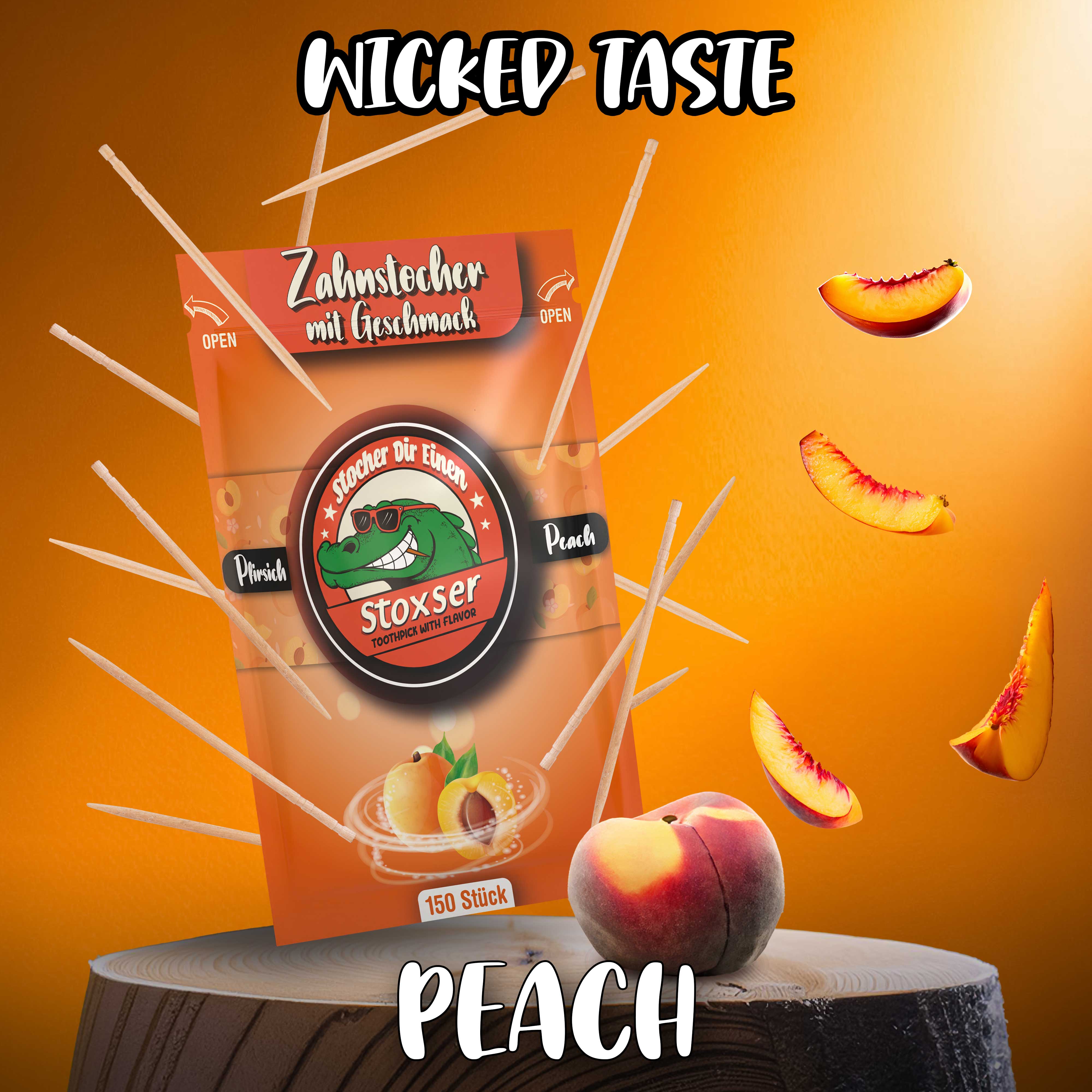 Peach Toothpicks 2